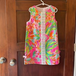 Girls spring summer Lulu Pulitzer dress with turning.  Worn twice